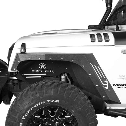 Armour Style Fender Flares(07-18 Jeep Wrangler JK)-LandShaker