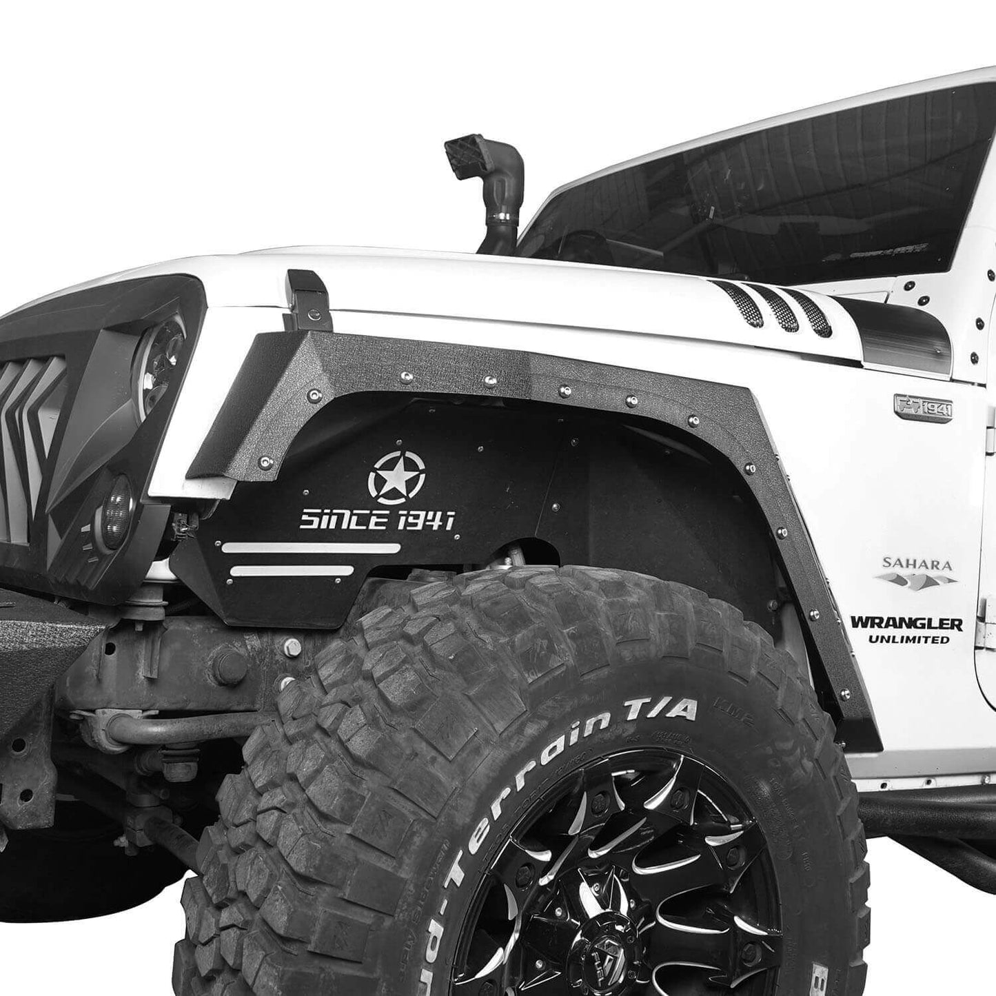 Armour Style Fender Flares(07-18 Jeep Wrangler JK)-LandShaker