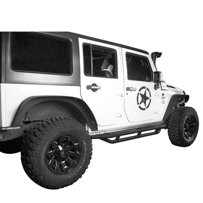 Front & Rear Fender Flares Kit(07-18 Jeep Wrangler JK)-LandShaker