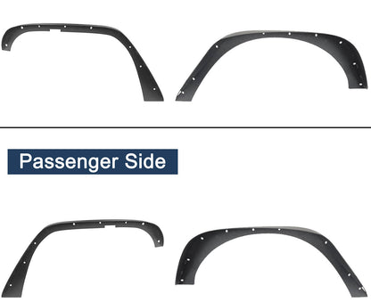 Front & Rear Fender Flares Kit(07-18 Jeep Wrangler JK)-LandShaker