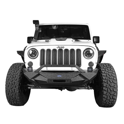 Blade Stubby Front Bumper & Different Trail Rear Bumper Combo(07-18 Jeep Wrangler JK)-LandShaker