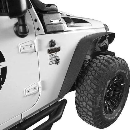 Flat Fender Flares / Front Inner Fender Liners / Rear Inner Fender Liners(07-18 Jeep Wrangler JK)-LandShaker