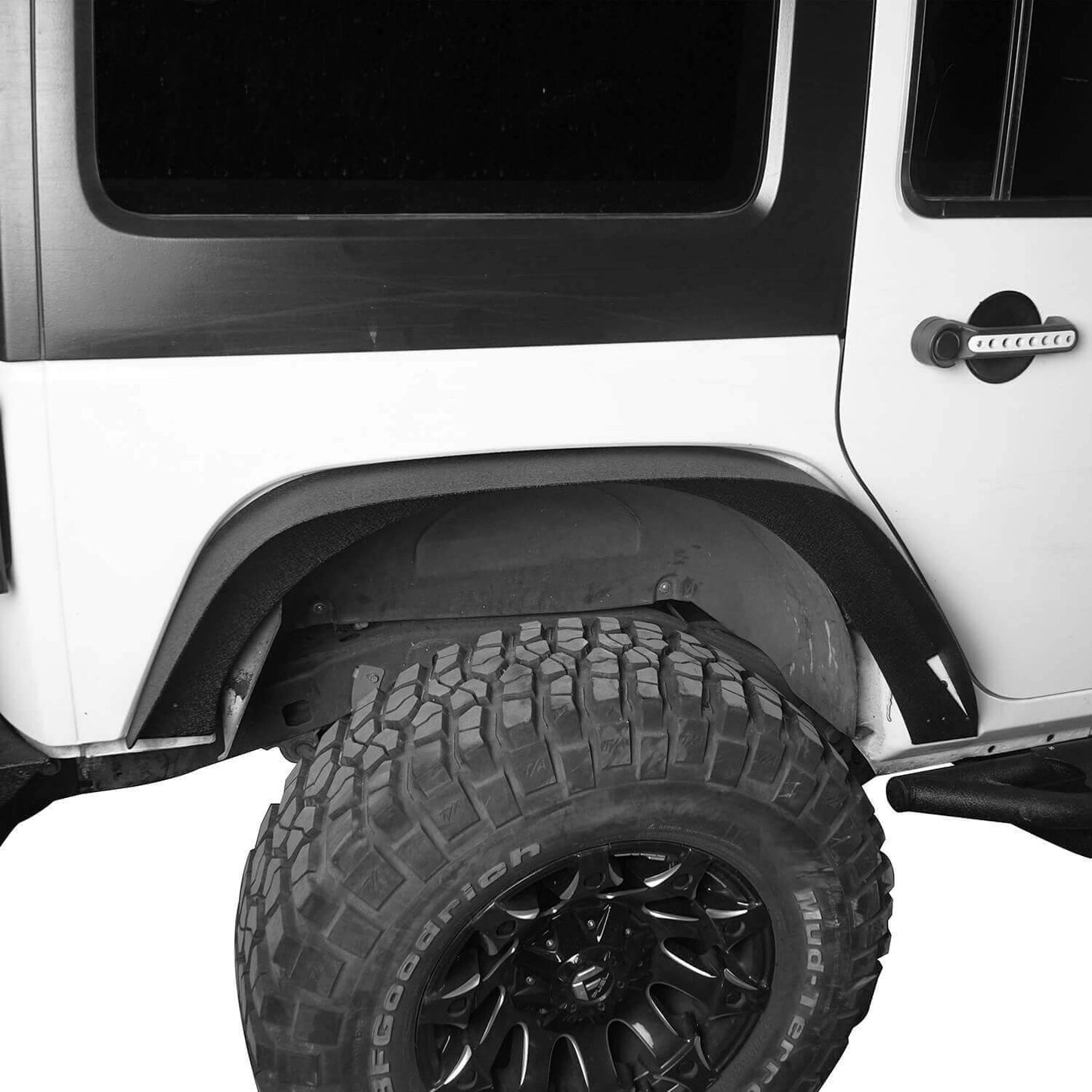 Flat Fender Flares / Front Inner Fender Liners / Rear Inner Fender Liners(07-18 Jeep Wrangler JK)-LandShaker