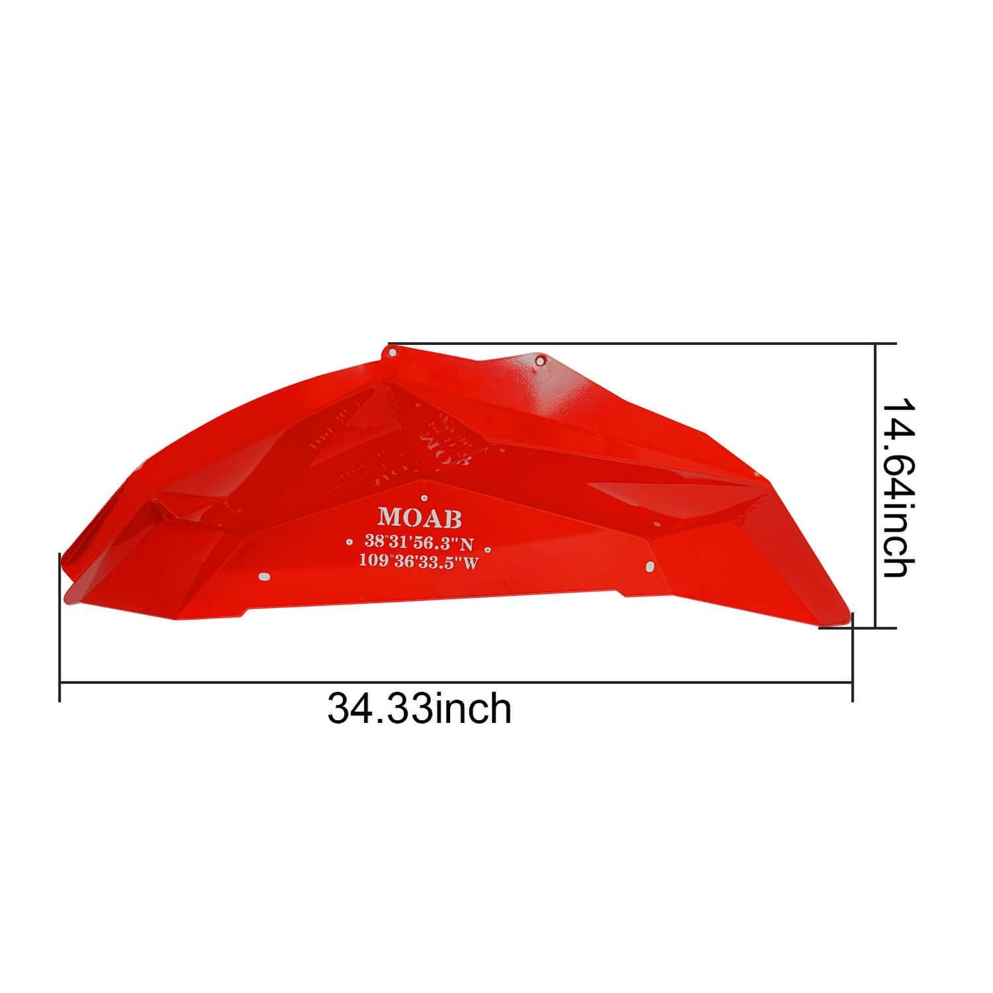 Vivid Red Front Inner Fender Liners / Rear Inner Fender Liners Kit(07-18 Jeep Wrangler JK)-LandShaker