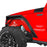 Vivid Red Front Inner Fender Liners / Rear Inner Fender Liners Kit(07-18 Jeep Wrangler JK)-LandShaker