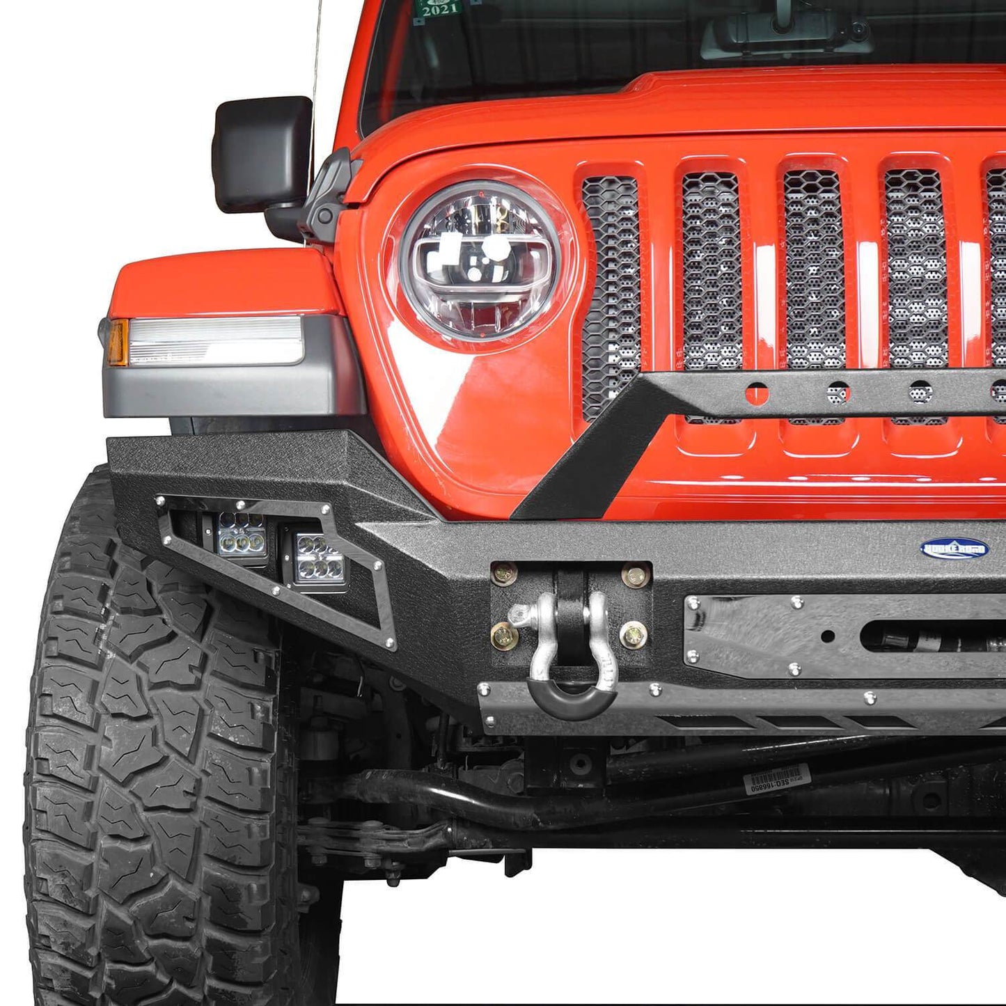 Full Width Front Bumper w/Winch Plate(18-24 Jeep Wrangler JL)-LandShaker