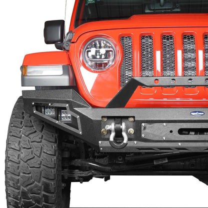 Full Width Front Bumper w/Winch Plate(18-24 Jeep Wrangler JL)-LandShaker