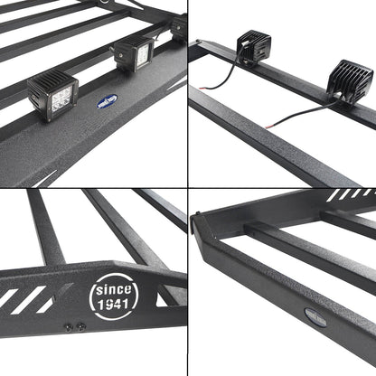 Hard Top Roof Rack Cargo Carrier Basket(18-24 Jeep Wrangler JL 4 Doors)-LandShaker