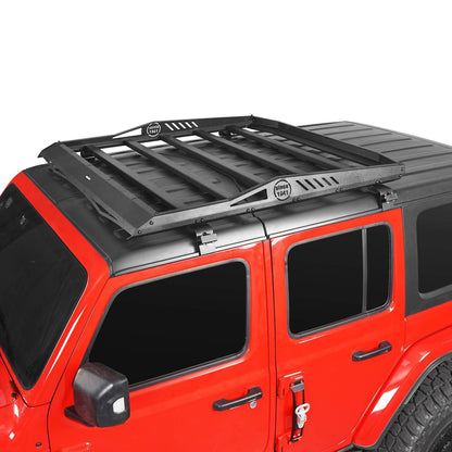 Hard Top Roof Rack Cargo Carrier Basket(18-24 Jeep Wrangler JL 4 Doors)-LandShaker