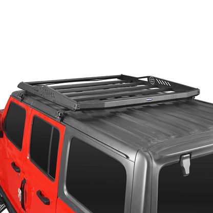 Hard Top Roof Rack Cargo Carrier Basket(18-24 Jeep Wrangler JL 4 Doors)-LandShaker