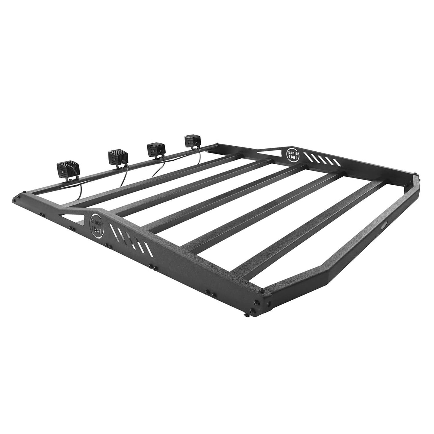 Hard Top Roof Rack Cargo Carrier Basket(18-24 Jeep Wrangler JL 4 Doors)-LandShaker