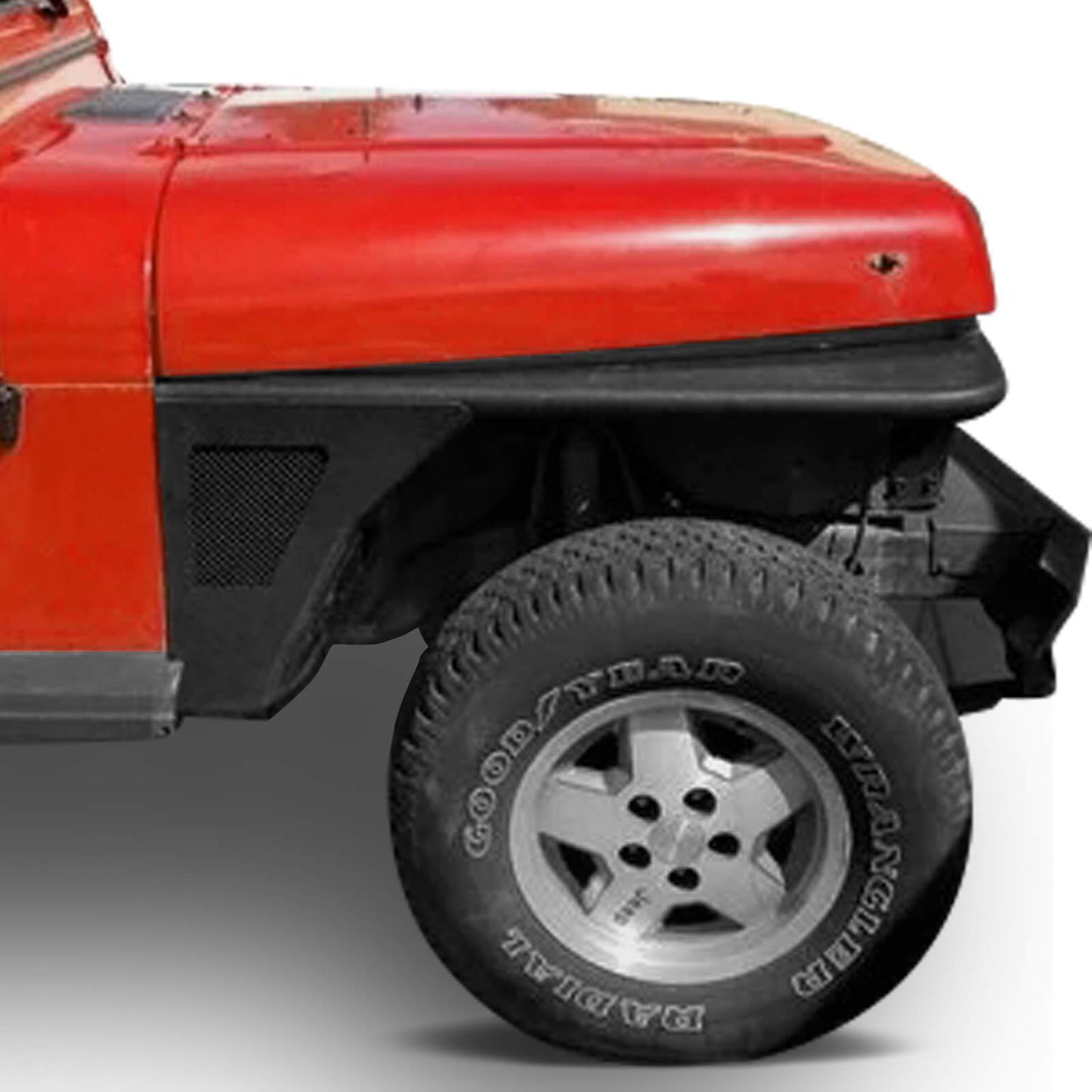 Tubular Front Fender Flares(87-95 Jeep Wrangler YJ)-LandShaker