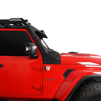 Mad Max Front Bumper w/Wings & Windshield Frame Cover(18-24 Jeep Wrangler JL & Gladiator JT(Excluding Mojave))-LandShaker