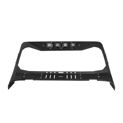 Mad Max Front Bumper w/Wings & Windshield Frame Cover(18-24 Jeep Wrangler JL & Gladiator JT(Excluding Mojave))-LandShaker