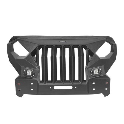 Front Bumper w/Mad Max Grill(18-25 Jeep Wrangler JL)-LandShaker