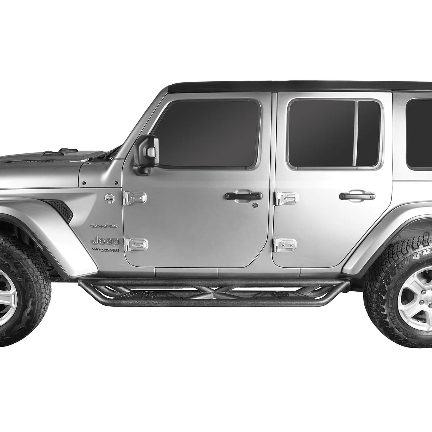 Mid Width Front Bumper & Running Boards(18-25 Jeep Wrangler JL 4 Door)-LandShaker