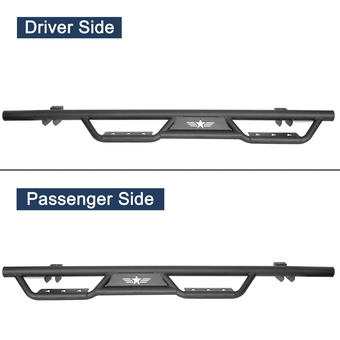 Mid Width Front Bumper & Side Steps(18-24 Jeep Wrangler JL 4 Door)-LandShaker