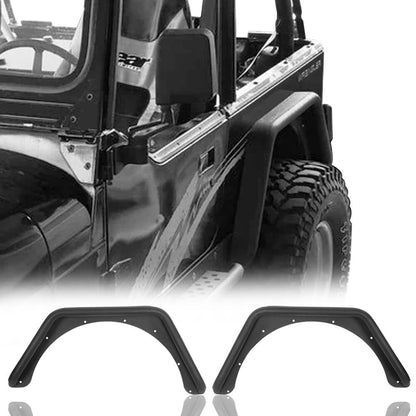 Rear Fender Flares(87-95 Jeep Wrangler YJ)-LandShaker