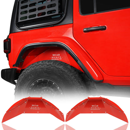 Rear Inner Fender Liners(18-24 Jeep Wrangler JL)-LandShaker