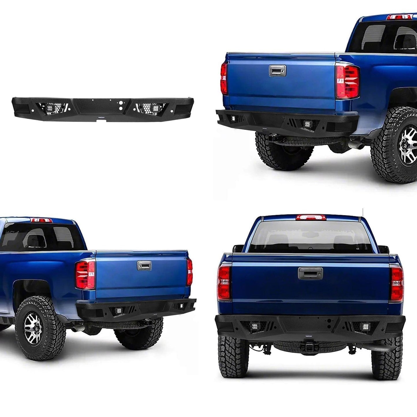 Chevrolet Front Bumper & Rear Bumper Combo(14-15 Chevy Silverado 1500)-LandShaker