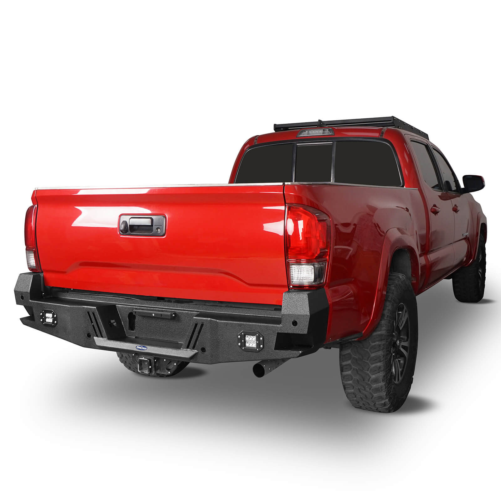 Tacoma Sensors Rear Bumper Replacement for Toyota Tacoma 3rd Gen - LandShaker 4x4 b4204-2