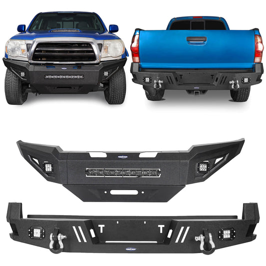 Toyota Tacoma Front & Rear Bumper for 2005-2011 Toyota Tacoma - LandShaker 4x4 b40194022-1