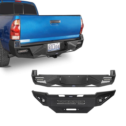 Toyota Tacoma Front & Rear Bumper for 2005-2011 Toyota Tacoma - LandShaker 4x4 b40194023-2