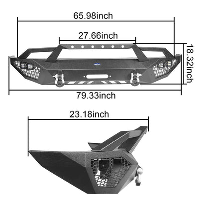 Toyota Tundra Front Bumper Full Width Bumper for 2014-2021 Toyota Tundra b5000 10